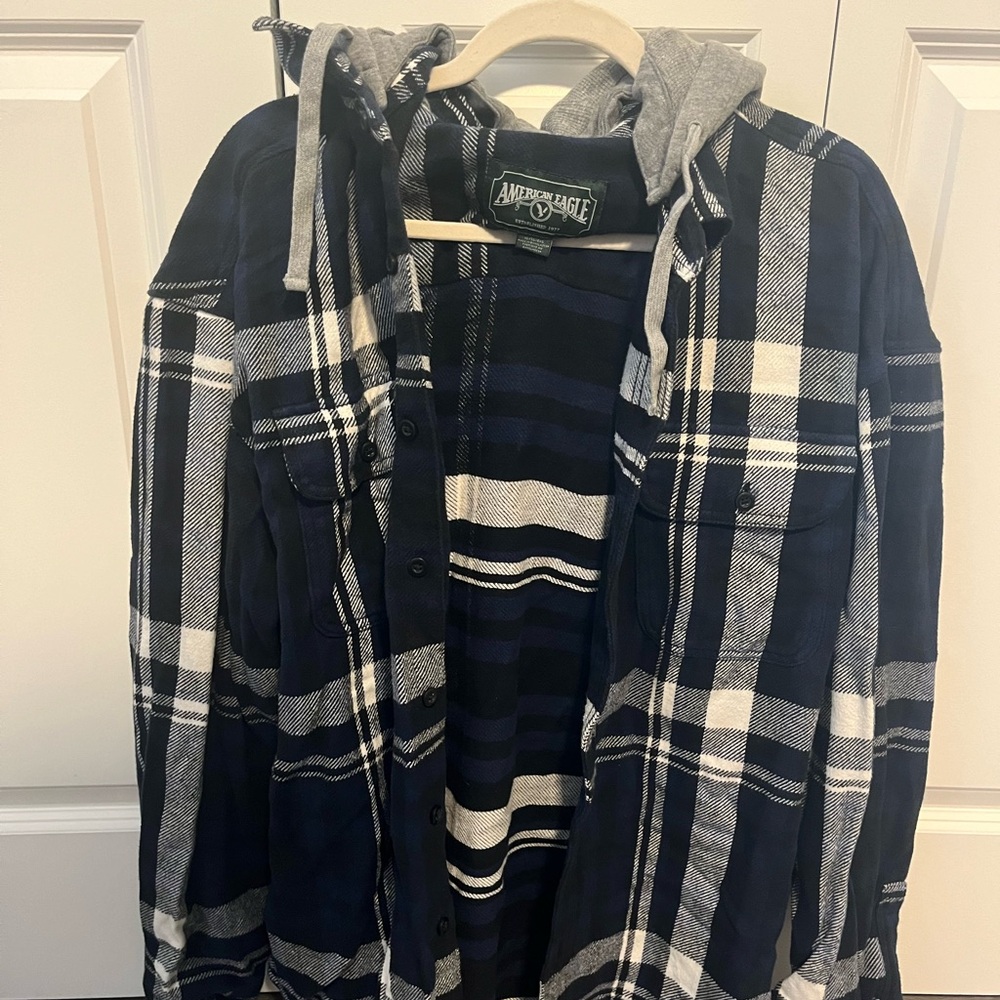 american eagle men’s xl flannel jacket